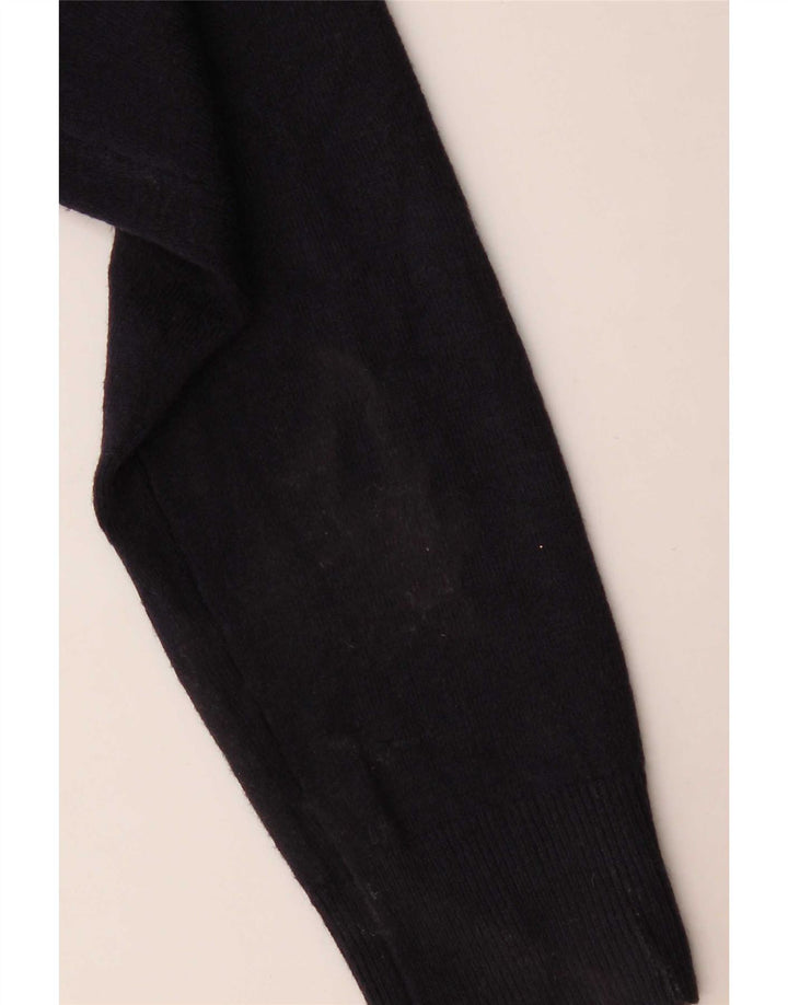 Marks & Spencer Γυναικείο Crop ανοιχτό πουλόβερ UK 14 Medium Navy Blue