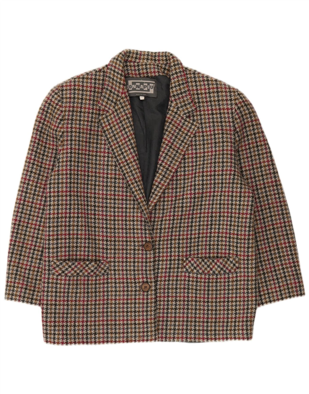 Donna Piu Γυναικείο Μπουφάν Blazer με 2 Κουμπιά IT 46 Large Green