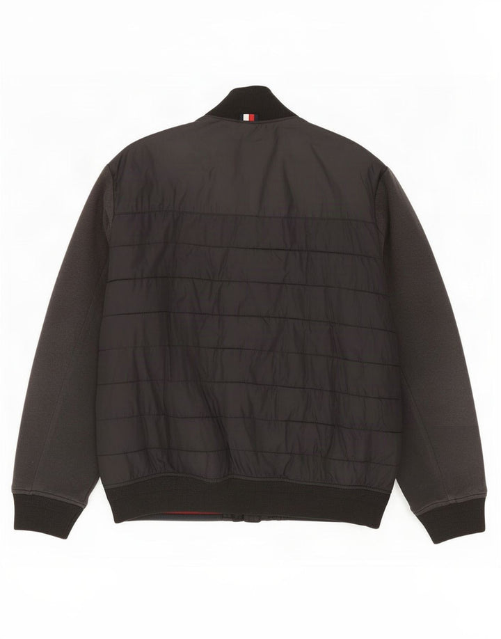 Tommy Hilfiger Ανδρικό μπουφάν με επένδυση UK 44 2XL Μαύρο Πολυαμίδιο