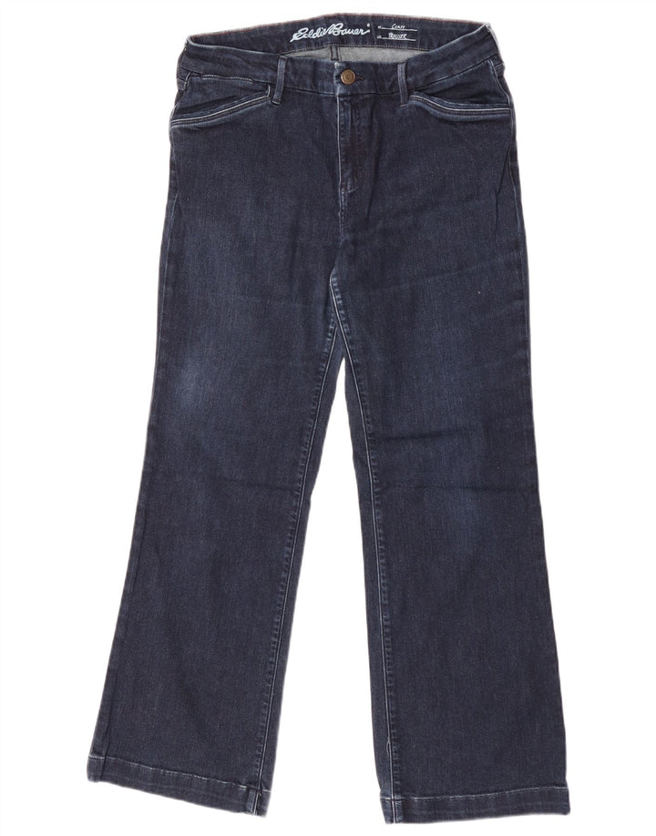 Eddie Bauer Γυναικείο τζιν μποτάκι με καμπύλες W32 L28 Navy Blue Cotton