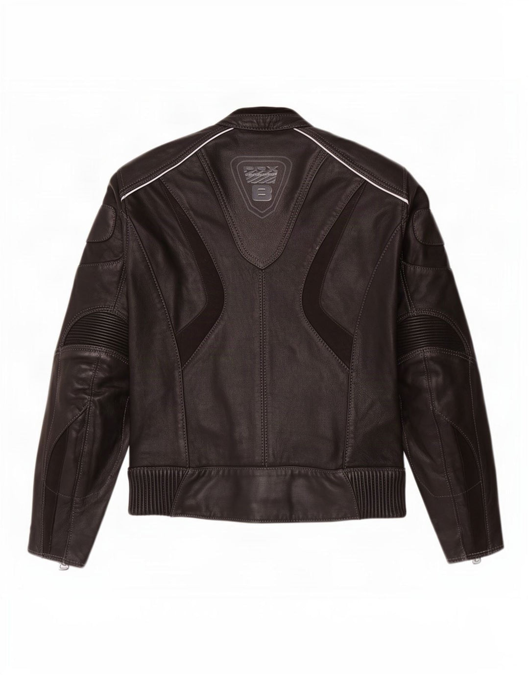 Probiker Γυναικείο Γραφικό Δερμάτινο Μπουφάν Racer UK 14 Large Μαύρο