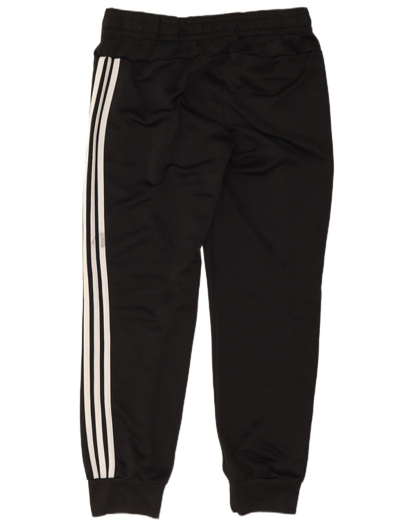 Γυναικεία αθλητική φόρμα Adidas Παντελόνι Joggers UK 16/18 μεγάλο μαύρο πολυεστέρα