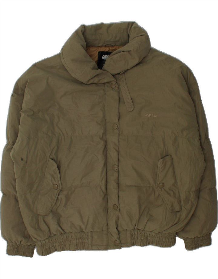 VINTAGE Womens Padded Jacket EU 48/50 2XL Beige Polyester Vintage Vintage and Second-Hand Vintage from Messina Hembry 