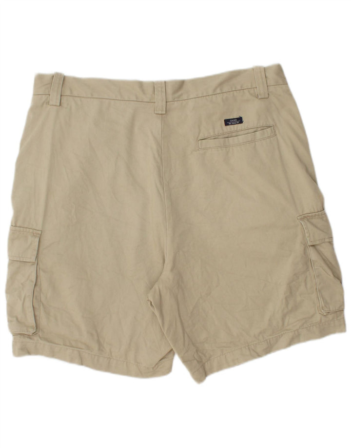 MARKS & SPENCER Ανδρικό σορτς Μπλε Harbour Cargo W38 XL Μπεζ βαμβακερό