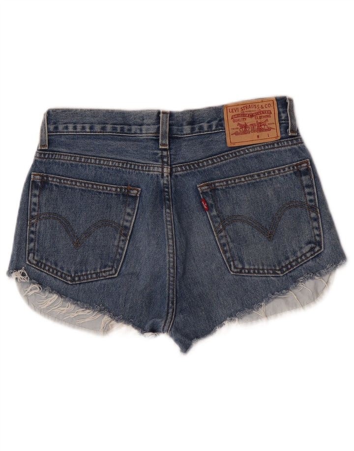 Γυναικείο τζιν Levi's Slim Fit Hot Παντελόνι W32 Μεγάλο Μπλε Βαμβακερό