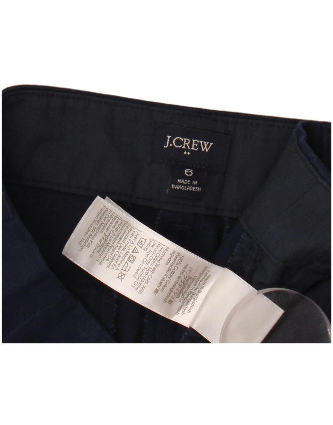 Γυναικείο σορτς Chino J. Crew US 6 Medium W30 Navy Blue Cotton
