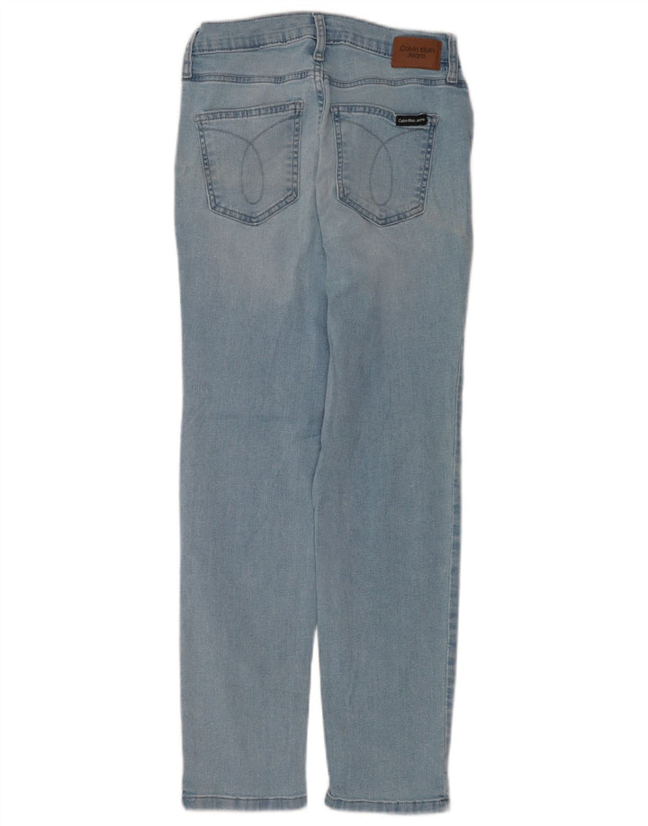 Γυναικείο τζιν ίσιο Calvin Klein W25 L25 Μπλε βαμβακερό