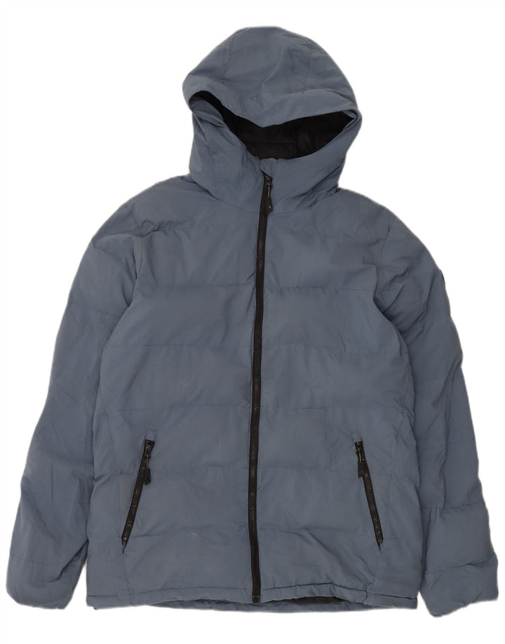 Musto Ανδρικό μπουφάν με κουκούλα UK 38 Medium Blue Polyester