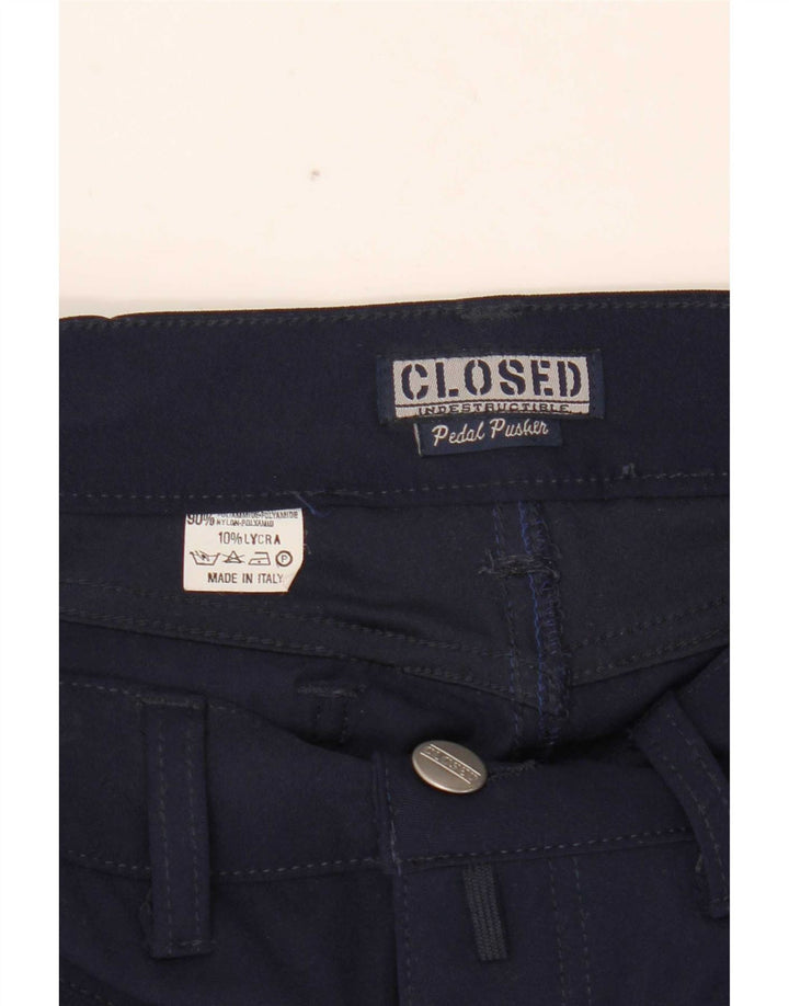 Ανδρικό κλειστό λεπτό παντελόνι W30 L30 Navy Blue Polyamide