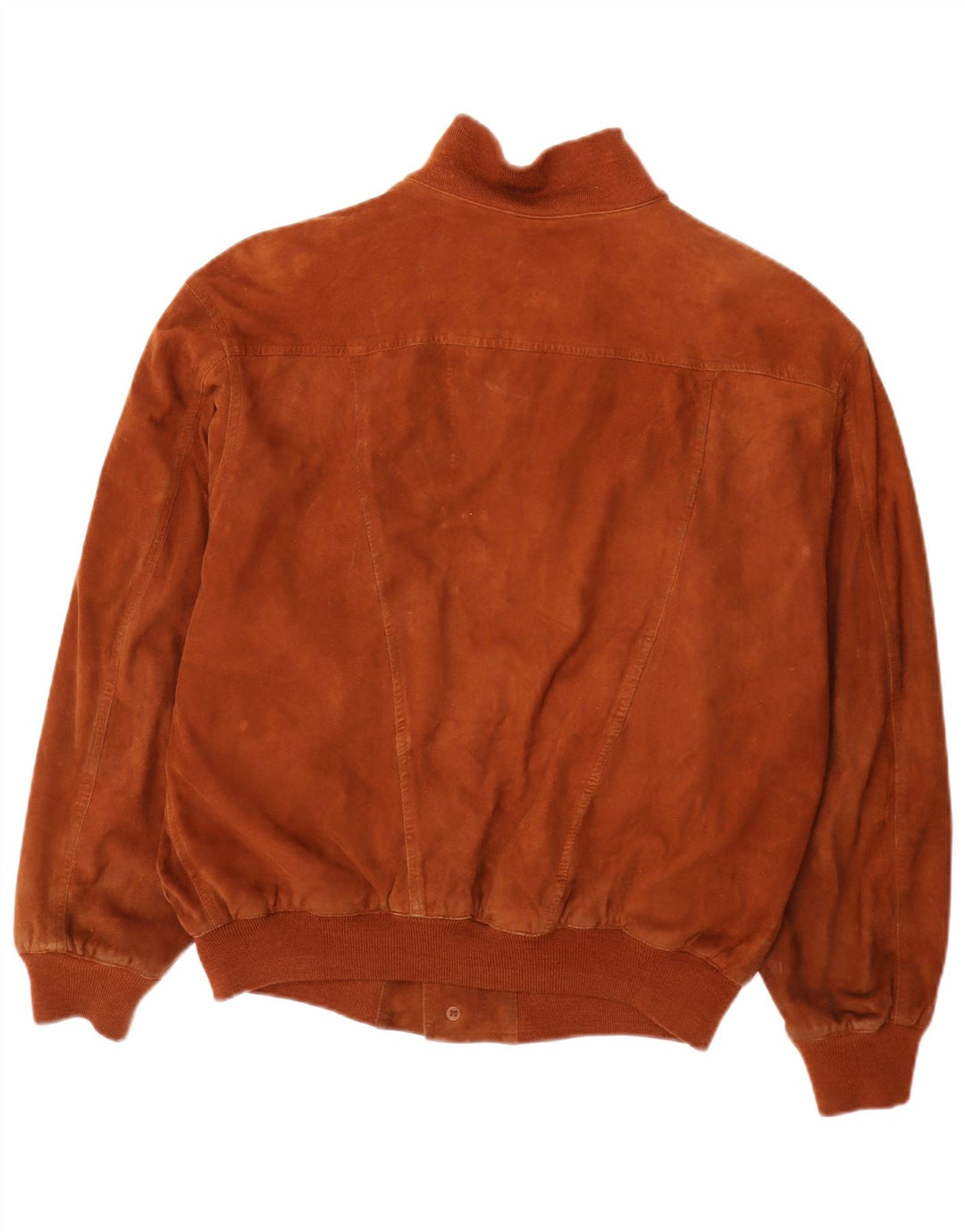 Pelle Moda Ανδρικό Suede Bomber Jacket IT 48 Medium Brown