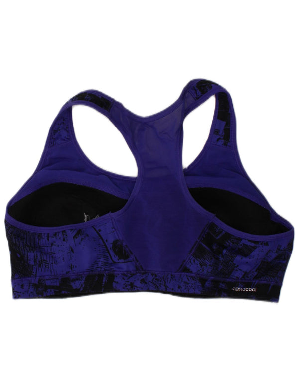 Γυναικείο αθλητικό σουτιέν Adidas με επένδυση Climacool Top Medium Purple Geometric Sports