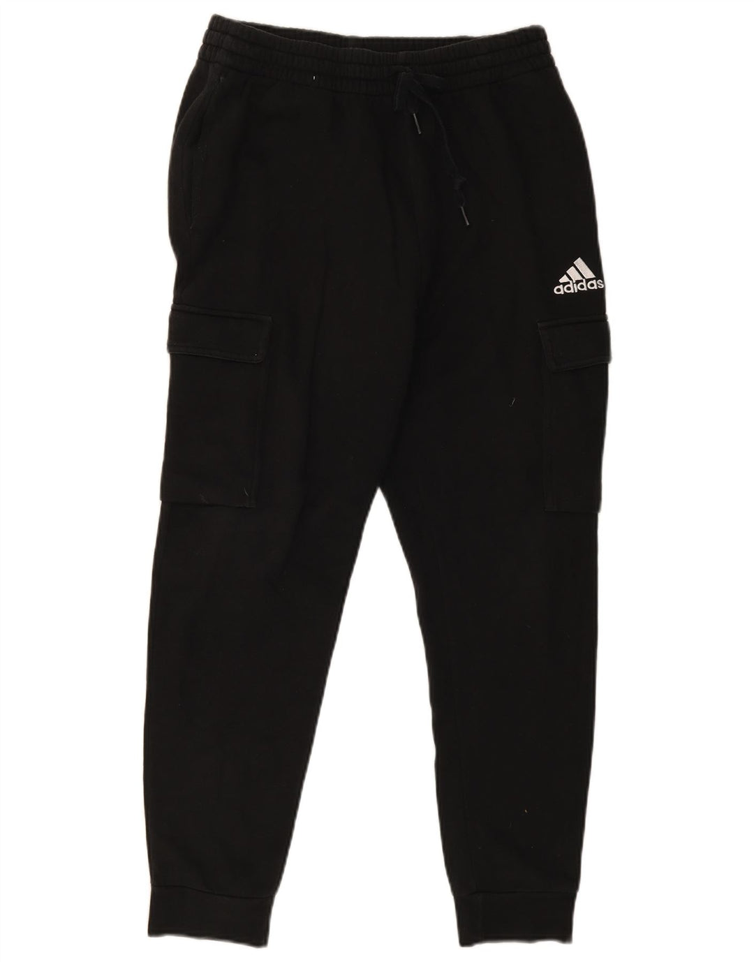 Ανδρική φόρμα Adidas Cargo Παντελόνι Joggers Μεσαίο μαύρο βαμβακερό