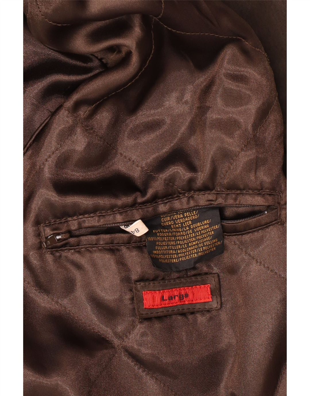Vintage Ανδρικό Suede Jacket UK 40 Large Brown Δερμάτινο