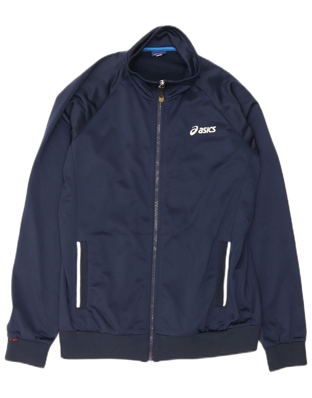 Ανδρική φόρμα Asics Top Jacket Μικρό Navy Blue Polyester