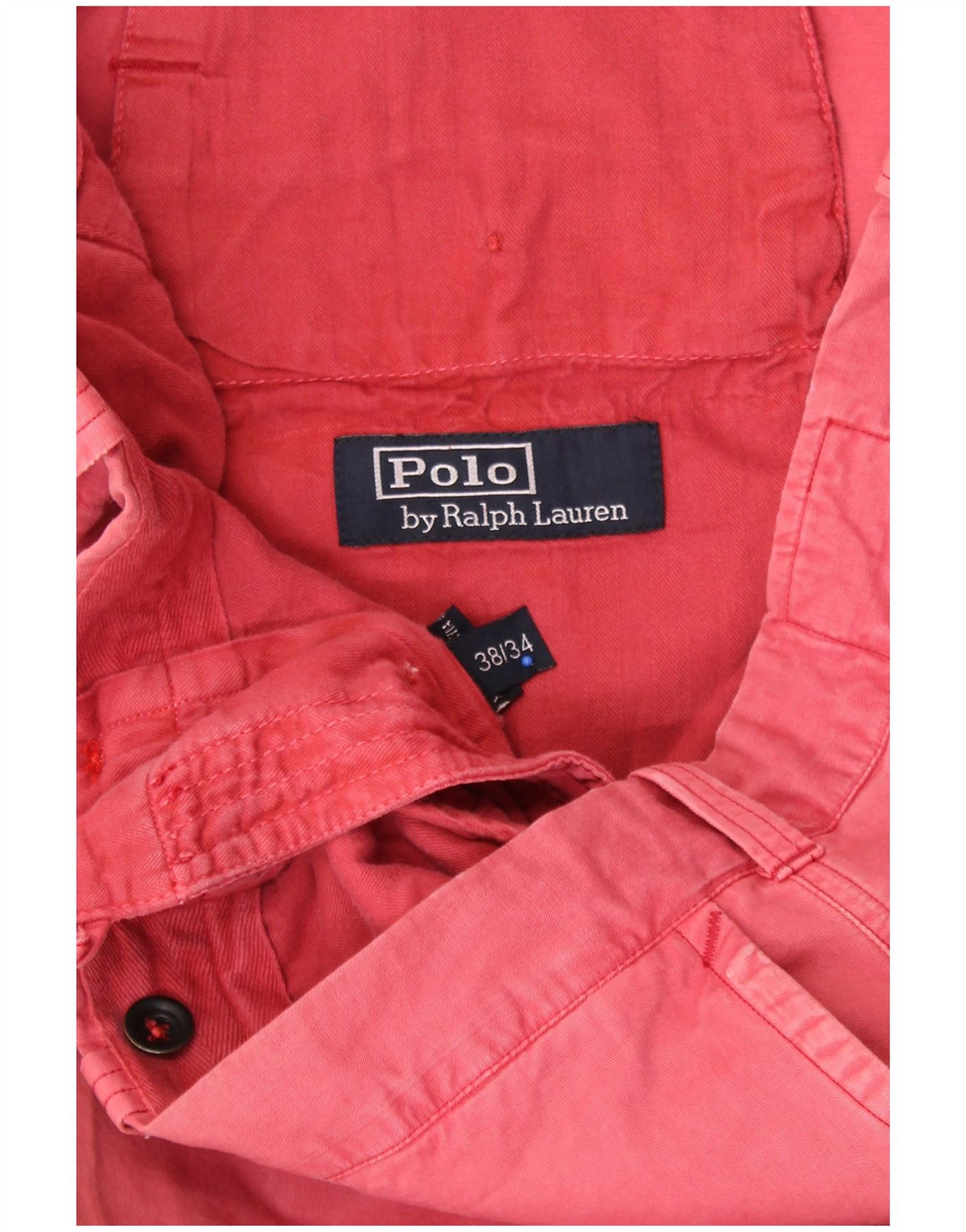 POLO RALPH LAUREN Ανδρικό ίσιο παντελόνι Chino W38 L30 Ροζ βαμβακερό