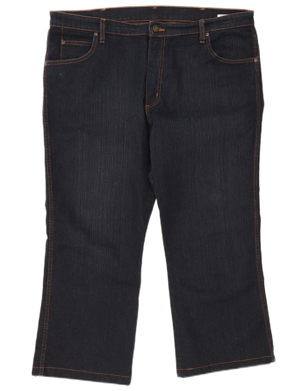 Ανδρικό τζιν WRANGLER Cropped Bootcut W38 L25 Navy Blue Cotton