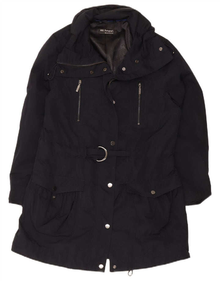 Marks & Spencer Γυναικείο παλτό Windbreaker Autograph UK 12 Medium Black