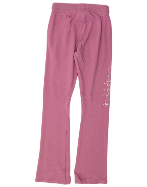 Γυναικεία φόρμα φόρμας Adidas Graphic Flare UK 8 Small Pink Cotton