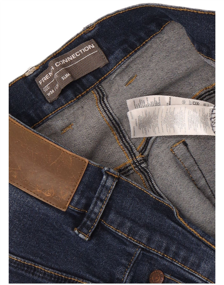 Γαλλικό Connection Ανδρικό Slim Jeans W36 L32 Μπλε Βαμβακερό