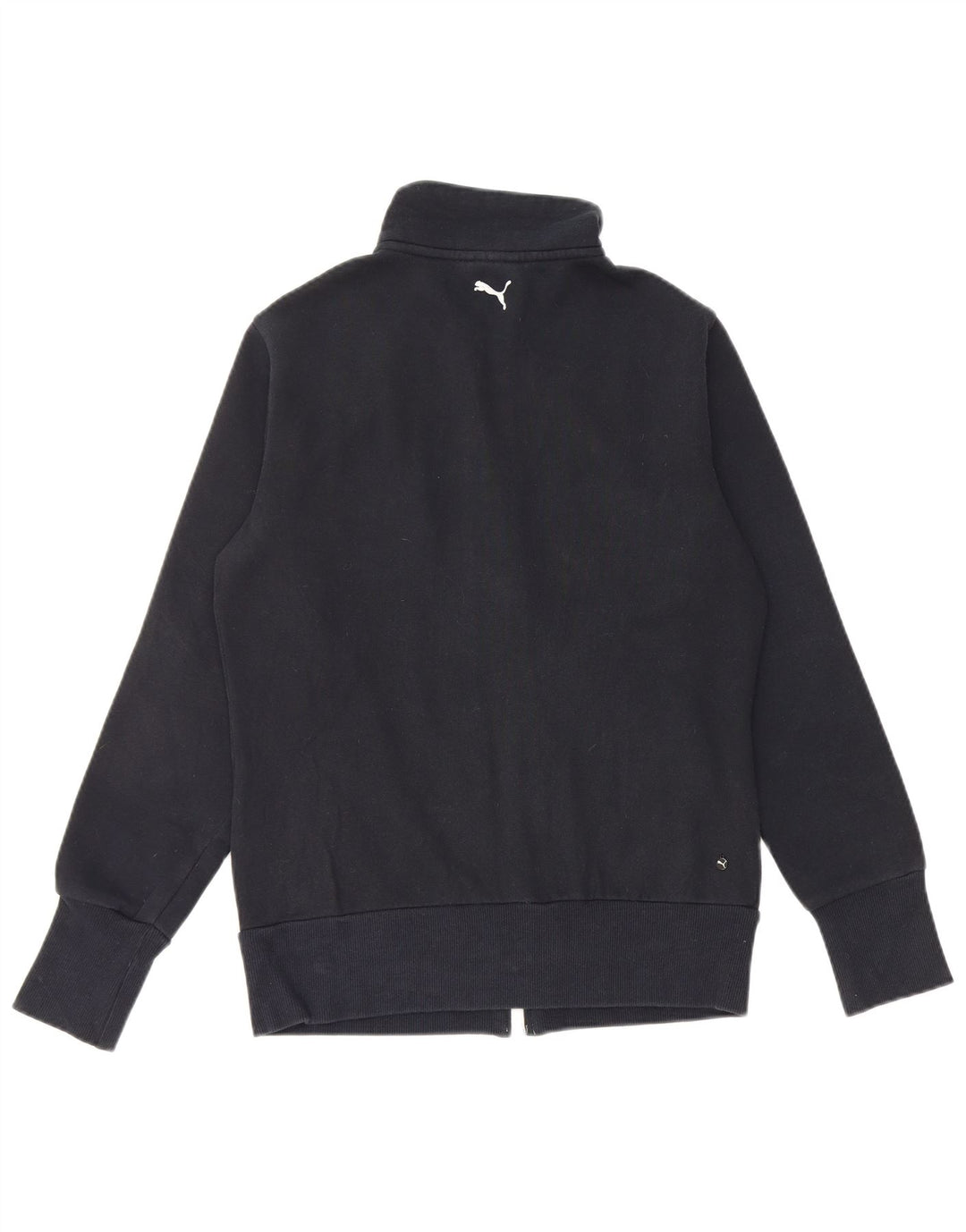 Γυναικεία φόρμα PUMA Graphic Top Jacket UK 12 Medium Black Cotton