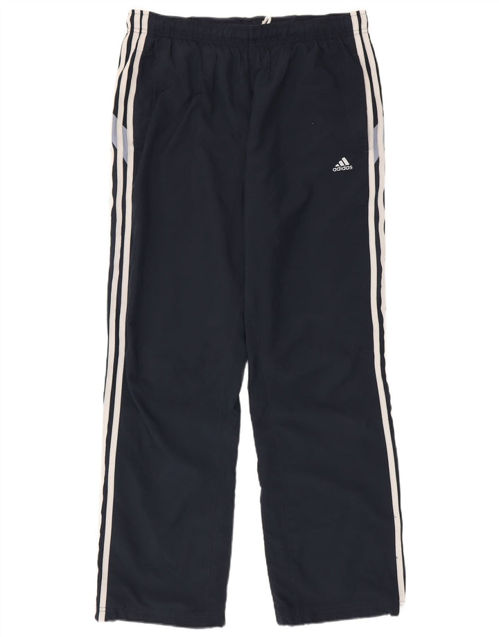 Ανδρική αθλητική φόρμα Adidas Παντελόνι μεσαίου μπλε ναυτικού πολυεστέρα