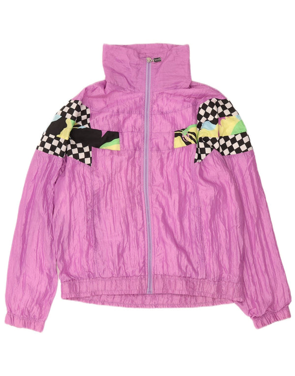 Sergio Tacchini Womens Full Tracksuit IT 44 Medium Purple Colourblock