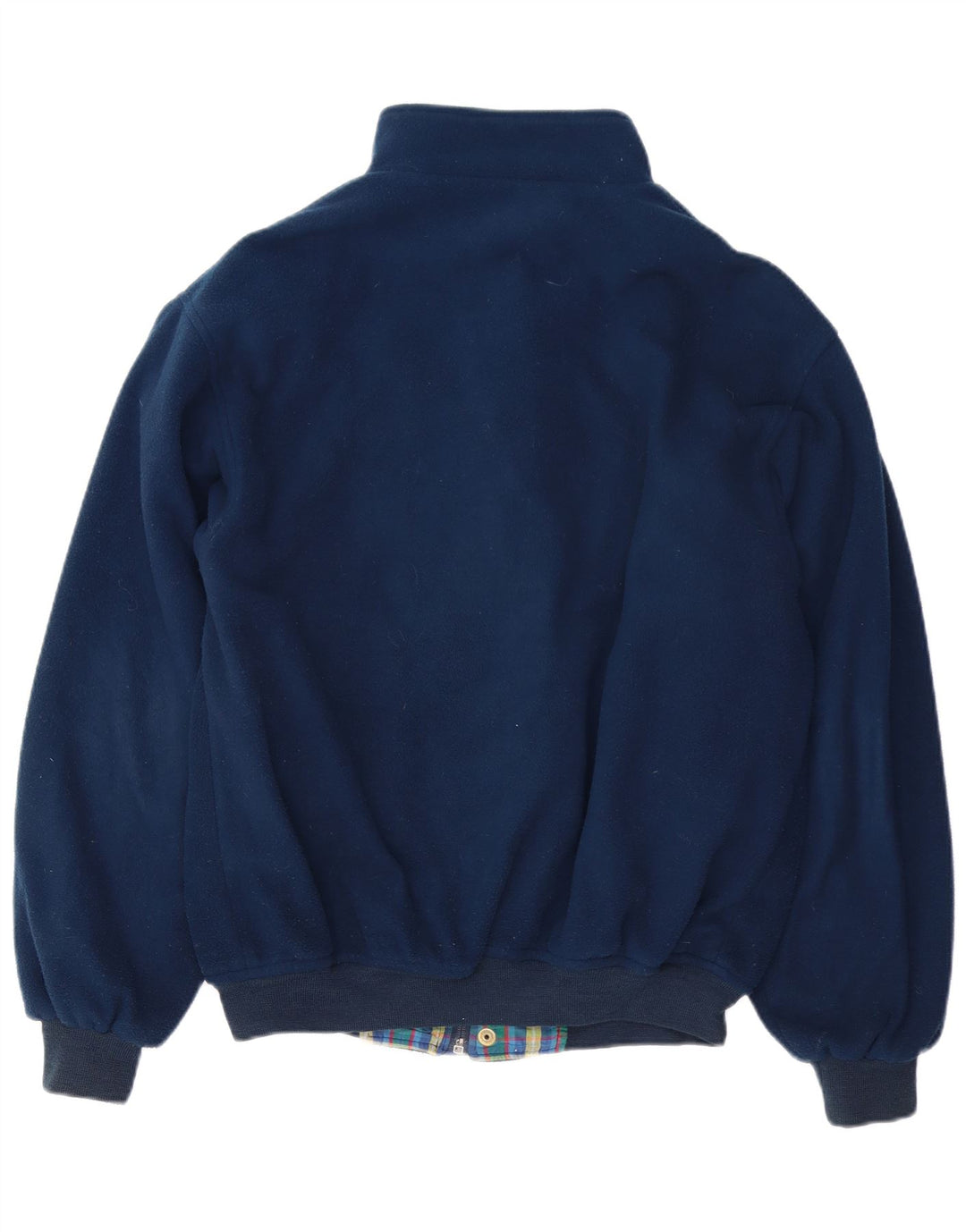 Conte of Florence Ανδρικό Bomber Fleece Jacket UK 40 Large Navy Blue Polyester