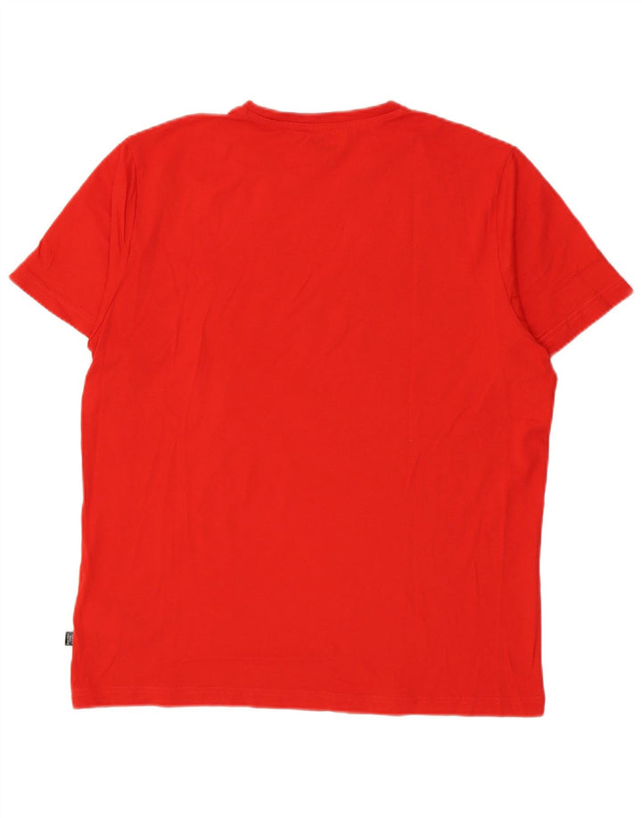 Ανδρικό γραφικό T-Shirt Puma Top μεγάλο κόκκινο βαμβακερό