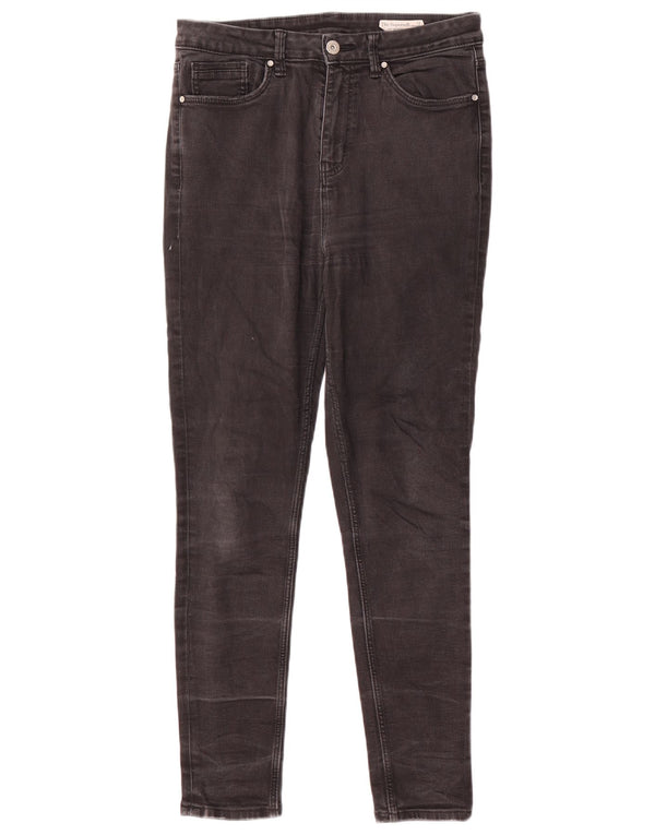 Marks & Spencer Γυναικεία Ivy Skinny Jeans UK 12 Medium W32 L28 Grey Cotton