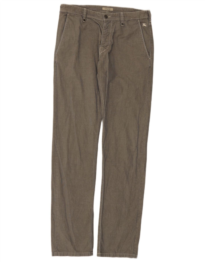 Ανδρικό ίσιο παντελόνι Chino Burberry W32 L34 Γκρι