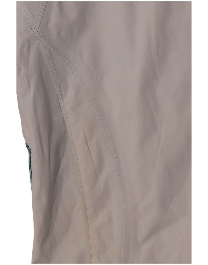 COLUMBIA Γυναικείο μπουφάν με κουκούλα αντιανεμικό UK 14 Medium Blue Nylon Sports