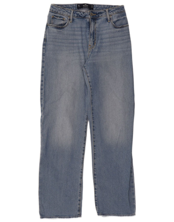 Hollister Γυναικείο Dad Ψηλό ίσιο τζιν US 5 Small W27 L30 Blue