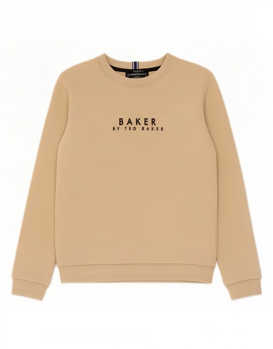 Ted Baker Boys Graphic Φούτερ πουκάμισο 10-11 ετών Μπεζ βαμβακερό