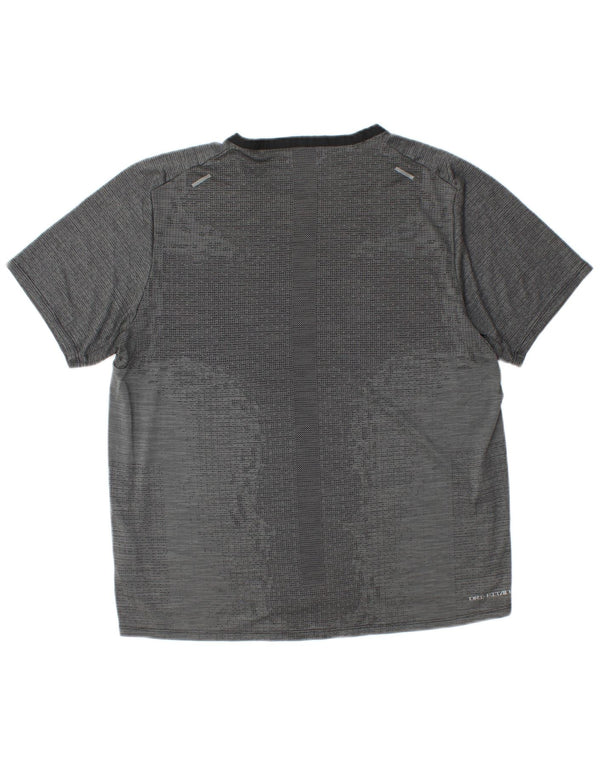 Ανδρικό μπλουζάκι Nike Dri Fit Top Large Grey Polyester
