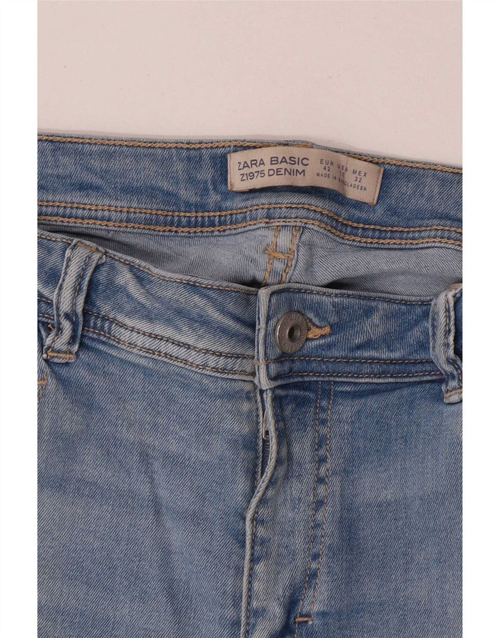 Zara Γυναικείο Slim Jeans EU 42 Large W32 L27 Blue