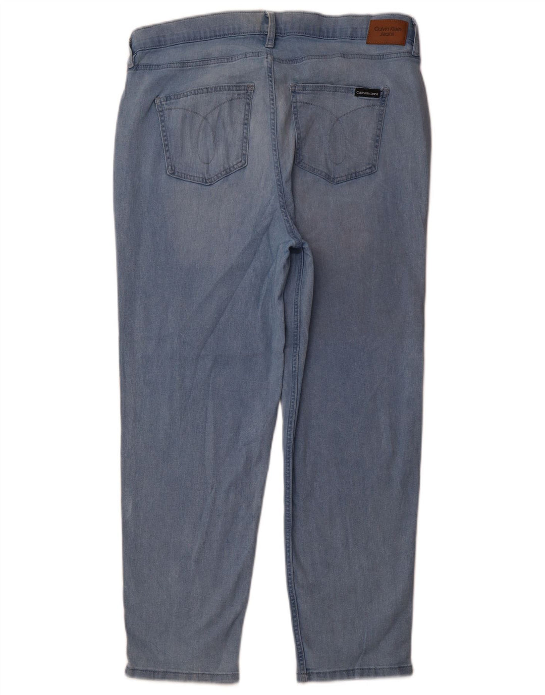 Calvin Klein Γυναικείο Crop Slim Τζιν US 16 Large W33 L26 Μπλε βαμβακερό