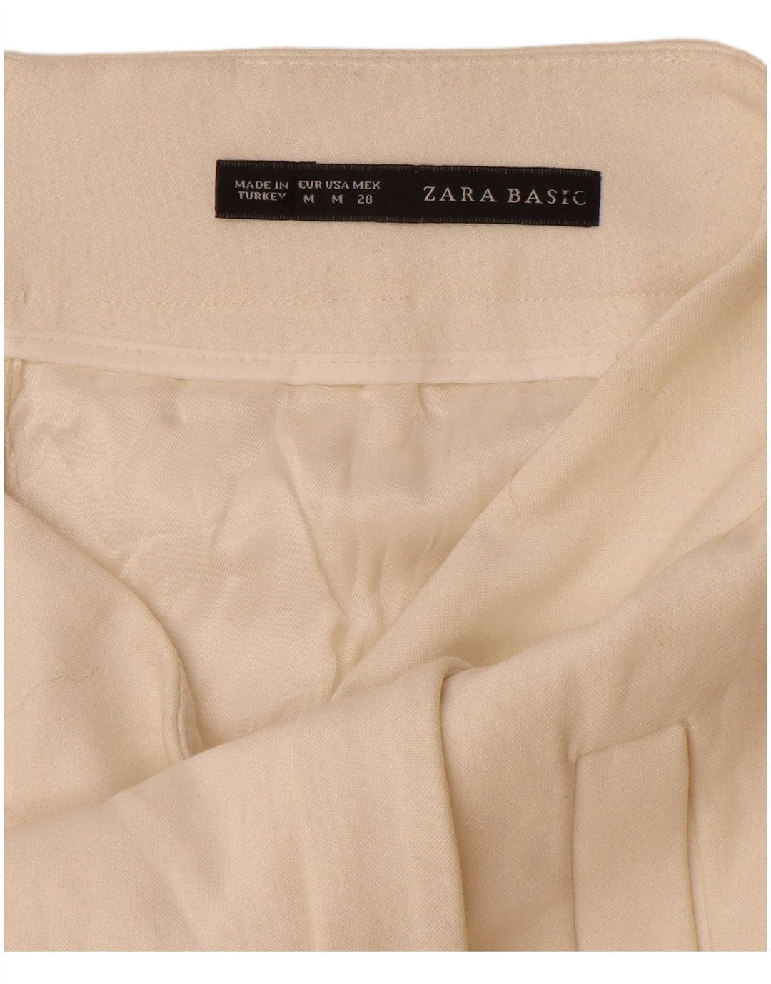 Zara Γυναικεία Μίνι Φούστα Μεσαία W28 Λευκή