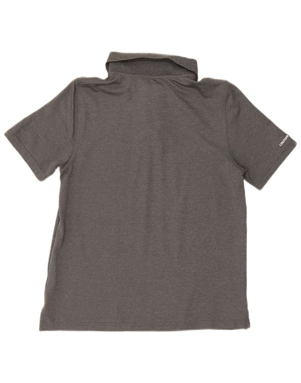 Under Armour Boys Heat Gear Polo πουκάμισο 11-12 ετών μεγάλο γκρι πολυεστέρα
