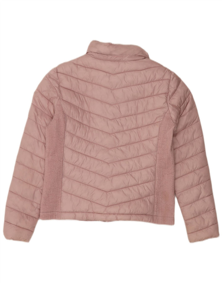 Γυναικείο μπουφάν με επένδυση SUPERDRY UK 16 Large Pink Nylon
