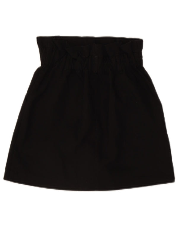 Zara Γυναικεία Μίνι Ψηλόμεση Φούστα XS W24 Μαύρη Πολυεστέρας