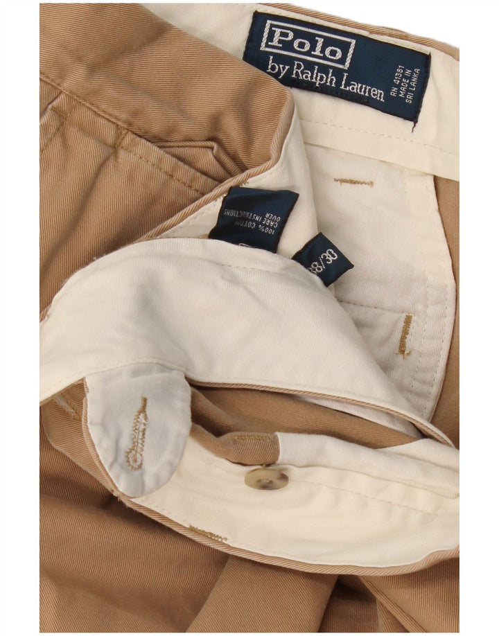 Polo Ralph Lauren Ανδρικό ίσιο παντελόνι Chino W38 L30 Beige Cotton Classic