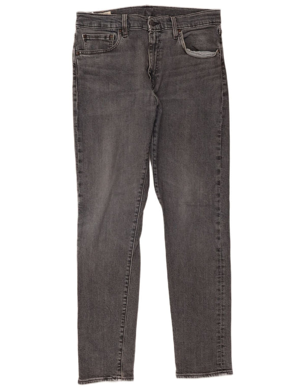 Levi's Mens 512 Slim Tapered Jeans W33 L32 Γκρι βαμβακερό