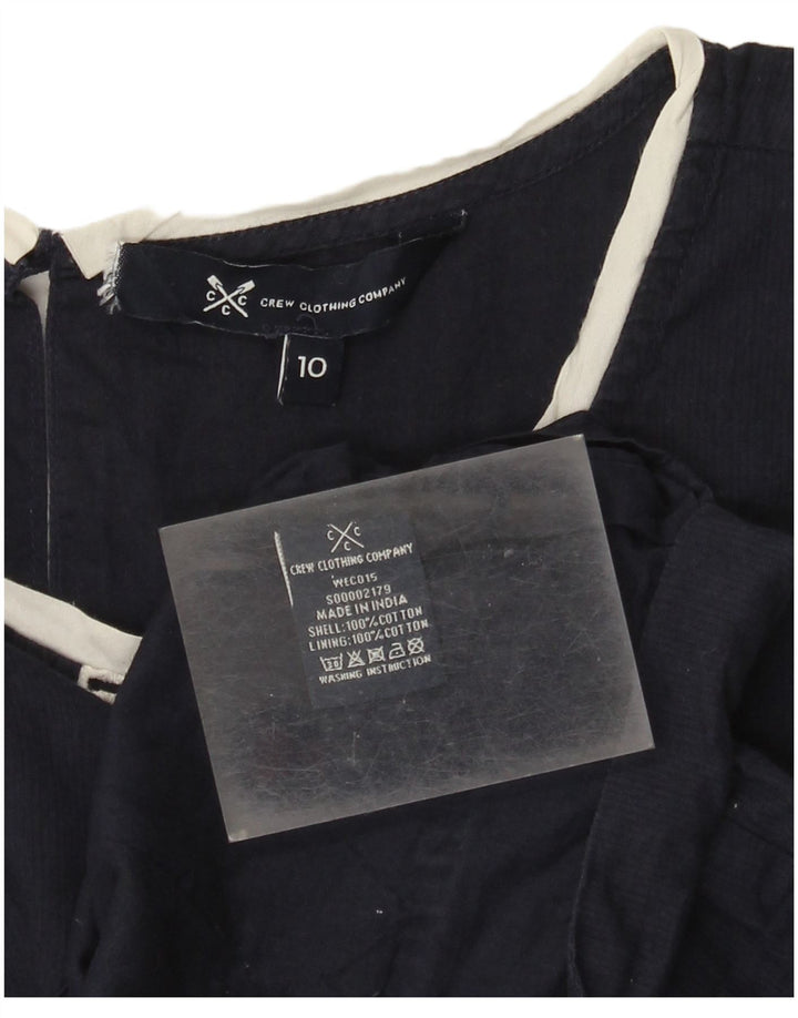 J. Crew Γυναικείο γιλέκο τοπ UK 10 Small Navy Blue Cotton