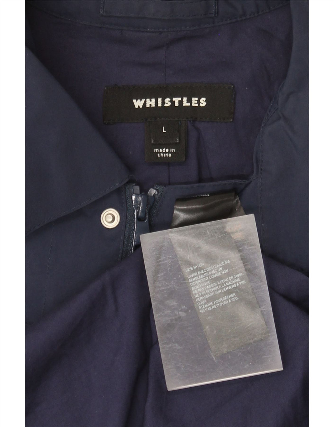 WHISTLES Ανδρικό Αδιάβροχο UK 40 Large Navy Blue Nylon