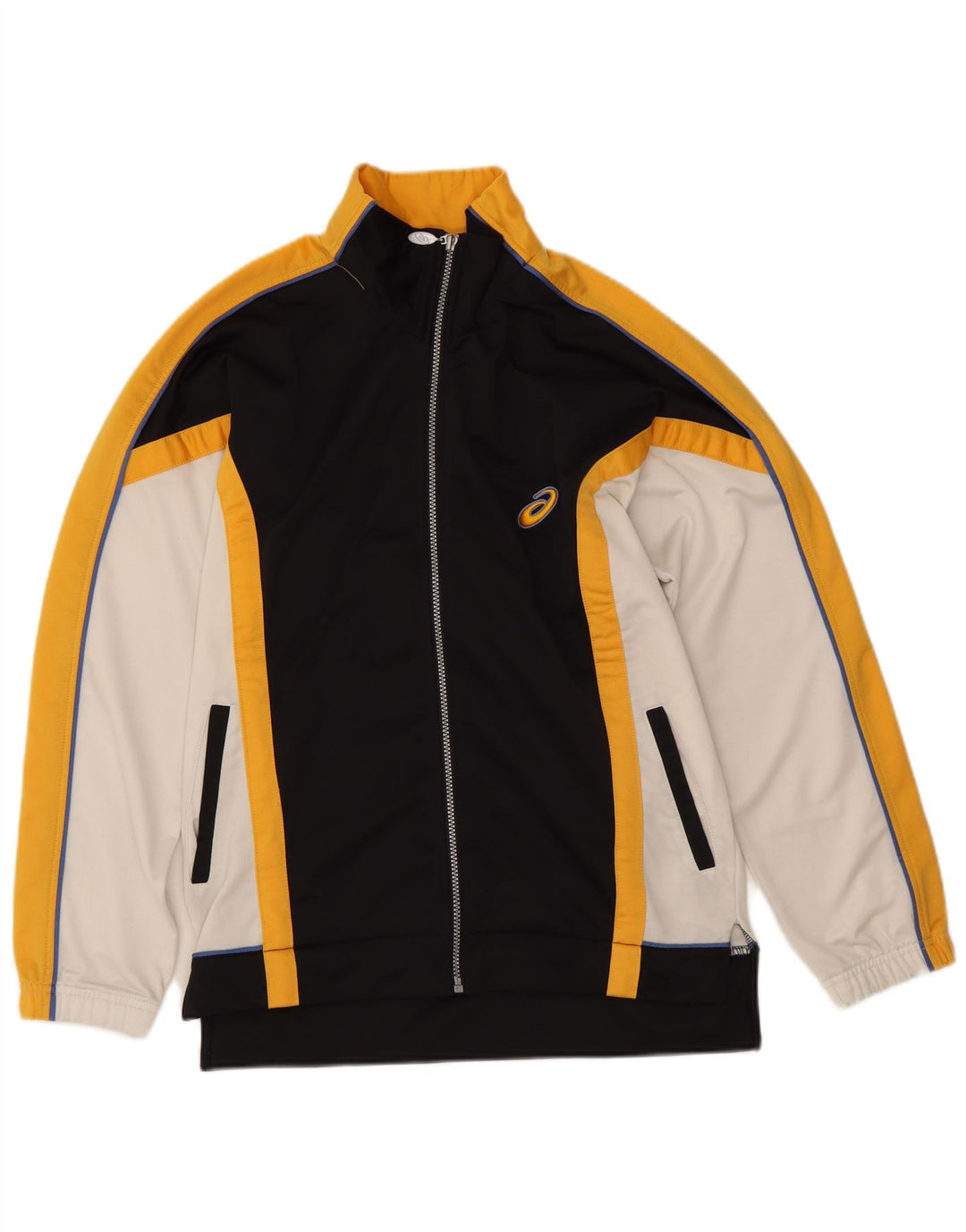 Ανδρική αθλητική φόρμα γραφικών Asics Top Jacket XS Black Colorblock Polyester