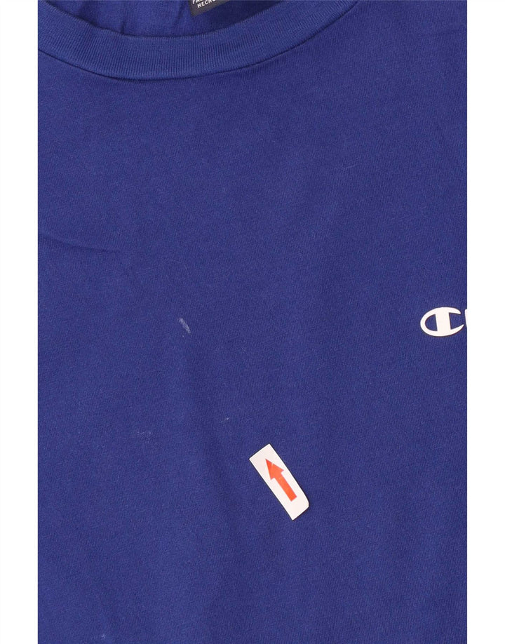 Ανδρικό T-Shirt Champion Top XL Blue Cotton