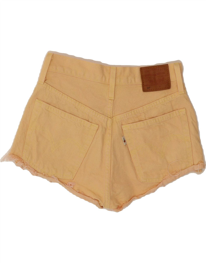 LEVI'S Womens Denim Shorts W28 Medium Beige Vintage Levi's and Second-Hand Levi's from Messina Hembry 
