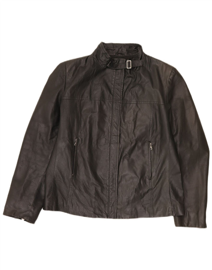 Conbipel Γυναικείο Δωρεάν Δερμάτινο Μπουφάν Heron IT 48 XL Μαύρο