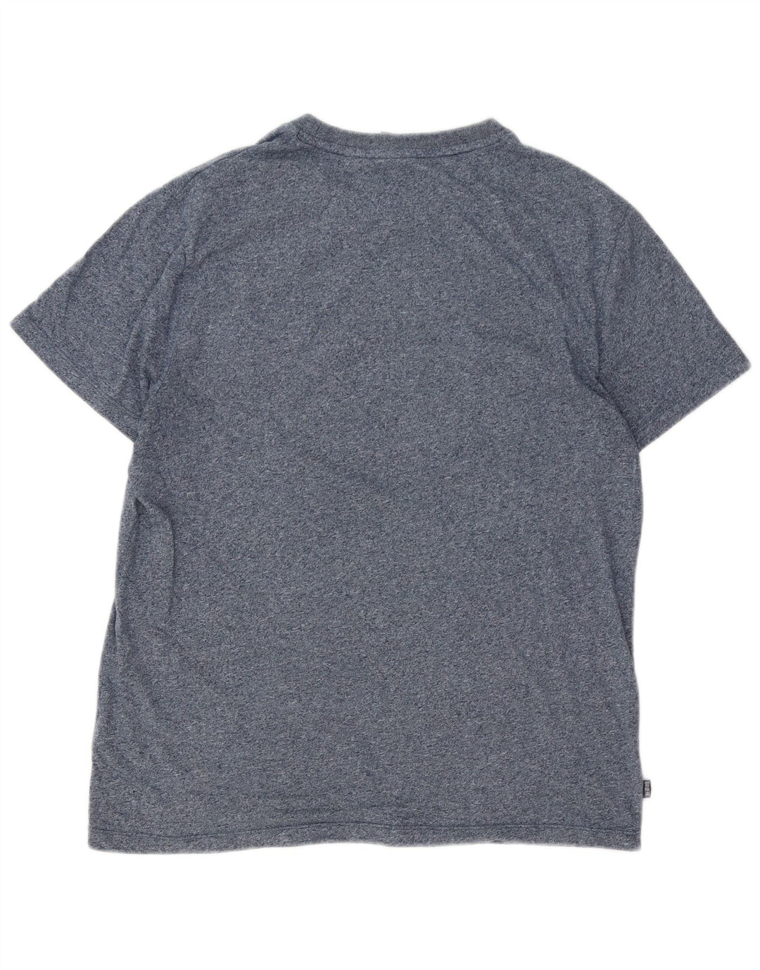 Ανδρικό T-Shirt SUPERDRY Top XL Navy Blue Flecked Cotton