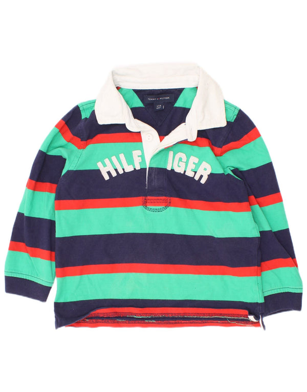 Tommy Hilfiger Boys Graphic Rugby Polo πουκάμισο 2-3 ετών Πολύχρωμο